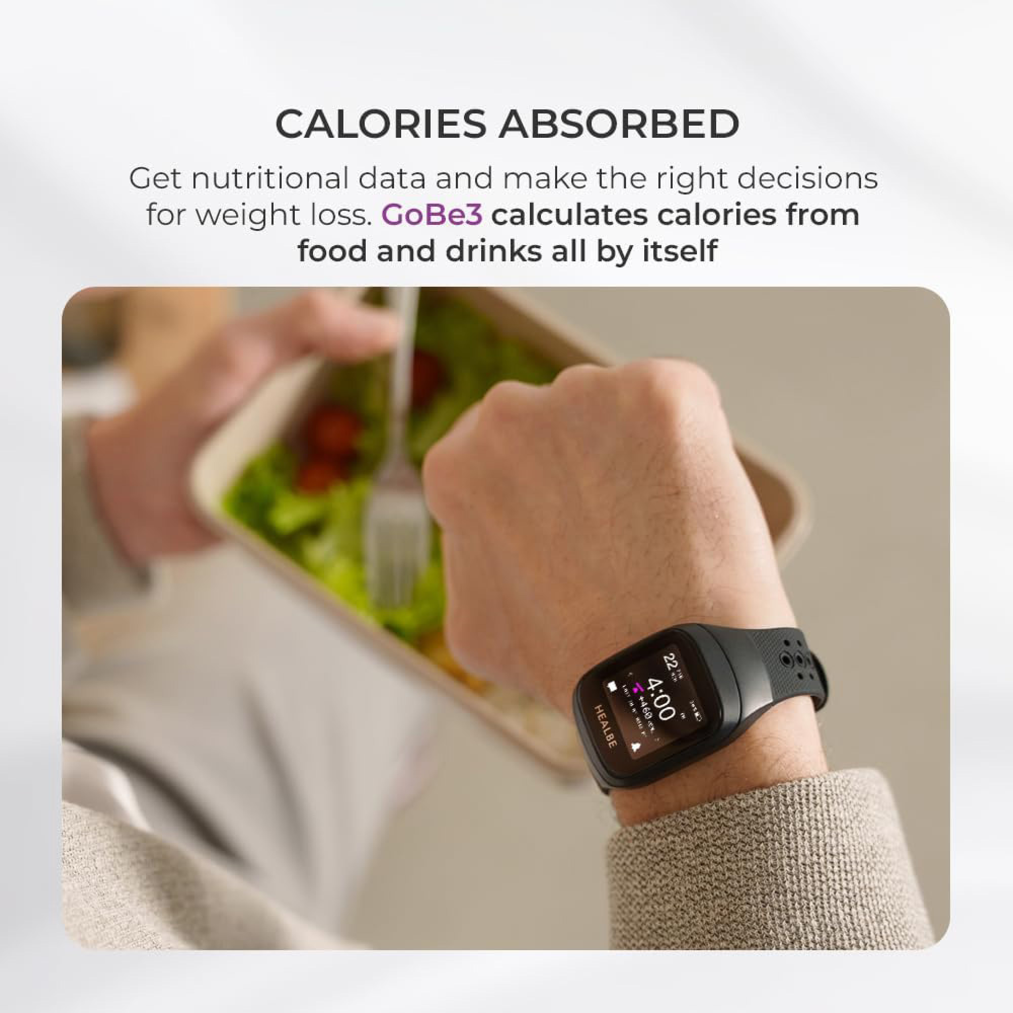 Фитнес-браслет HEALBE GoBe3 Obsidian